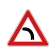 00000005 - Segnale di pericolo - Curva pericolosa a sinistra - Figura 5
