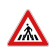 00000013 - Segnale di pericolo - Attraversamento pedonale - Figura 13
