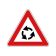 00000027 - Segnale di pericolo - Circolazione rotatoria - Figura 27