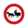 00000053 - Segnale di divieto specifico - Divieto di transito ai veicoli a trazione animale - Figura 53