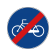 00000091 - Segnale di obbligo generico - Fine pista ciclabile - Figura 91