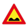 00000389 - Segnale di pericolo temporaneo - Strada deformata - Figura 389