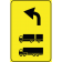 Segnale Per Cantieri Mobili - Preavviso di direzione autocarri consigliata - Figura 410A - Cod. 000410Asx