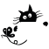 Gatto - Adesivo - cod. 00700114
