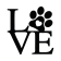 Love Impronta Cane - Adesivo - cod. 00700120