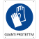 Guanti protettivi verticale