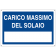 Carico massimo del solaio