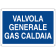 Valvola generale gas caldaia