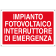 Impianto fotovoltaico interruttore di emergenza