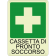 Cassetta di pronto soccorso verticale luminescente