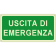 Uscita di emergenza orizzontale luminescente