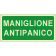 Maniglione antipanico orizzontale luminescente