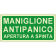Maniglione antipanico apertura a spinta orizzontale luminescente