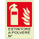Estintore a polvere n° verticale luminescente