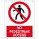 No pedestrian access