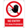 No entry to unauthorised