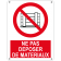 Ne pas deposer de materiaux