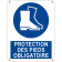 Protection des pieds obligatoire