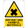 Irritant and harmful materials