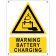 Warning battery charging