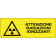 Attenzione radiazioni ionizzanti orizzontale