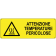 Attenzione temperature pericolose orizzontale