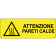 Attenzione pareti calde orizzontale