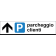 Parcheggio clienti - freccia
