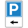 Parcheggio freccia sinistra
