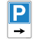 Parcheggio freccia destra