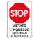 Stop - Vietato l'ingresso agli estranei al condominio