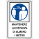 Mantenere la distanza di almeno 1 metro - cod. 700021