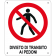 Divieto di transito ai pedoni verticale