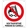 Non trasportare persone sui carrelli verticale