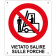 Vietato salire sulle forche verticale