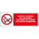 Vietato fumare - No smoking - Defense de fumer - Rauchen verboten orizzontale