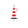 Cono in Gomma h = 50cm - misure