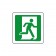 Emergenza - Uscita di Emergenza a Destra - 160x160 mm