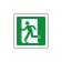 Emergenza - Uscita di Emergenza a Sinistra - 160x160 mm